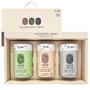 그램웰 오늘우림 멸치해물 채소버섯 한우사골 만능육수 명절선물세트, 1개, 450g