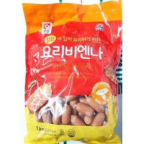 칼집 요리비엔나(사조 냉장 1kg) 업소용 비엔나소시지, 1개, 1kg