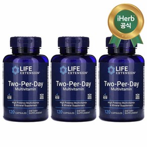 [3병] 라이프 익스텐션 투퍼데이 태블릿 Life Extension Two-Per-Day Tablets 120 태블릿