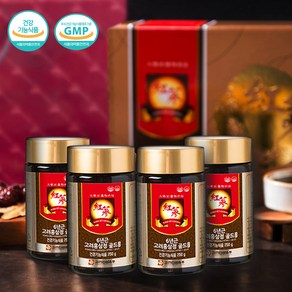 고려인삼유통 6년근 고려홍삼정 골드 250g x 4p + 쇼핑백 세트, 4개