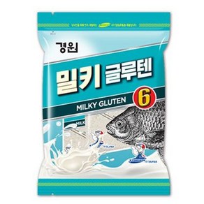 경원 밀키그루텐6 민물낚시 떡밥 강력한 점성 밀크향 집어제