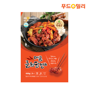 푸드밀리 매운춘천닭갈비600g, 1개, 600g