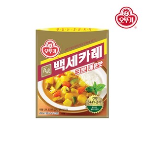 오뚜기 백세카레 3분 매운맛, 200g, 24개