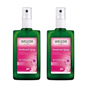 WELEDA 프랑스 정품 벨레다 로즈 데오도란트 스프레이 100ml 2개세트, 2개