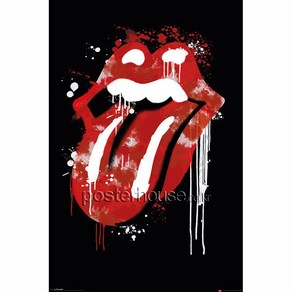 MAXI Poste 포스터 61x91 - 롤링스톤즈 Rolling Stones: Gaffiti Lips, 포스터만구매