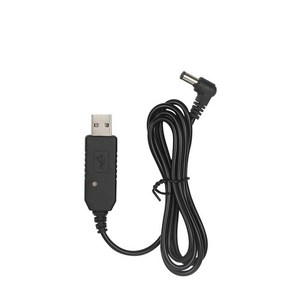 Baofeng UV5R/5RA/5RE/F8HP 어댑터 용 USB 충전 케이블 3 5MM 인터페이스 무전기 액세서리, black, 1개