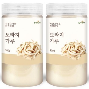 동의한재 프리미엄 국산 도라지 가루 분말, 300g, 2개