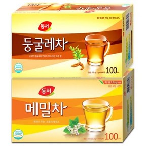 동서 메밀차 100T+동서 둥굴레차 100T 총200T