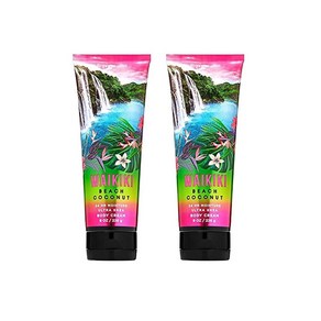 배스앤바디웍스 와이키키 비치 코코넛 226g 2팩 Bath and Body Woks WAIKIKI - BEACH COCONUT Body Ceam, 2개