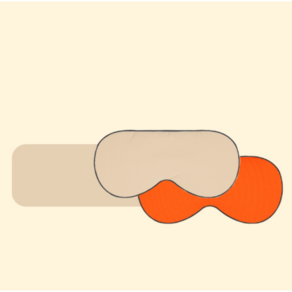 [스르륵] 3세대 프리미엄 암막 수면안대(1+1)