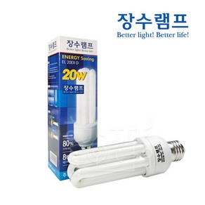 EFTR20EX-D 삼파장전구 20W 형광등 220V 60HZ, 주광색[흰색빛], 장수삼파장20W, 1개