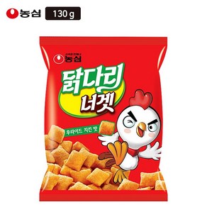 농심닭다리 너겟 후라이드 치킨맛, 130g, 1개