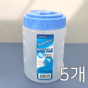 보성 원형 물병 5호 500ml/ 0151 냉장고 업소용 가벼운, 블루, 5개