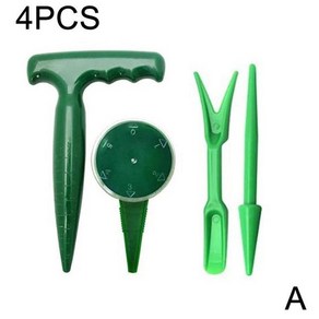 모종심는기계 파종기46 pcs 파종 씨앗 디스펜서 세트 조정 가능한 핸드 헬드 파종 손, 4개, 1개