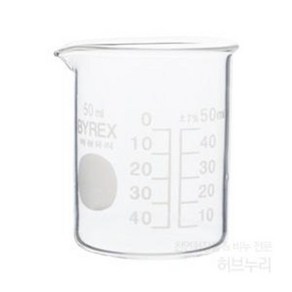 유리비커 50ml, 1개