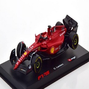 브라고 1/43 페라리 F1-75 #16 샤를 르크레일 2022 Bburago FERRARI Charles Leclerc 다이캐스트 모델 3683