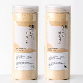 전라도청년 옛날 국산 보리미숫가루, 500g, 2개