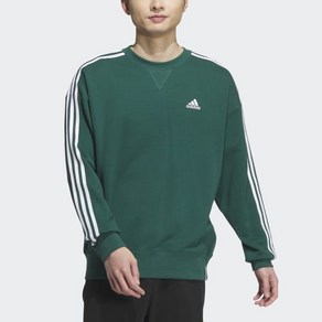 아디다스 ADIDAS 퍼포먼스 공용 에센셜+ 루즈 핏 3S 프렌치 테리 스웨트셔츠 기본맨투맨 루즈핏맨투맨 오버핏맨투맨 쭈리맨투맨 얇은맨투맨 봄가을맨투맨 삼선맨투맨 JH1052