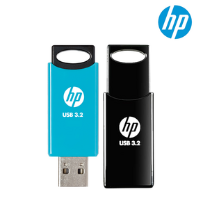 HP 712W 128GB USB 3.2 메모리 슬라이드형 Type-A 5년, 블루, 1개