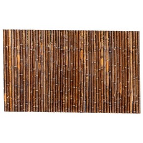 대나무 울타리 야외 정원 부식 방지 파티션 벽 펜스, 탄화대나무 1x2m, 탄화대나무 1x2m