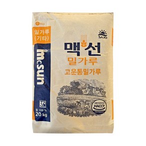 맥선 고운 통밀가루 20kg, 1개