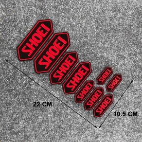 모든 오토바이용 반사 컬러 헬멧 SHOEI 스티커 오토바이 수정 장식 방수 필름 레이싱 라벨, C, 1개