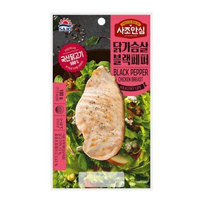 사조대림 사조안심 닭가슴살 블랙페퍼, 100g, 30개