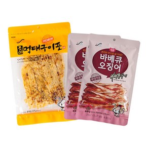 조미먹태구이포 100g*1+바베큐오징어 50g*2, 1개