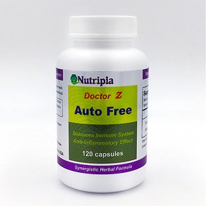 오토프리 고농축 천연 허브 영양제 Docto Z Auto Fee Immune Balance 120 Capsules, 1개, 120정