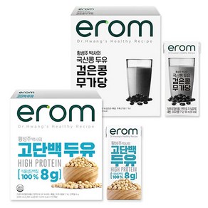 이롬 황성주 박사의 고단백두유 검은콩무가당 (총 2box), 32개, 190ml