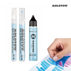 모로토우 마스킹 리퀴드 펜 풀세트 (2mm+4mm+리필액30ml)