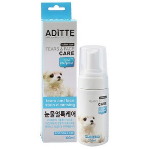 아디테 반려동물 눈물얼룩케어 100ml, 1개