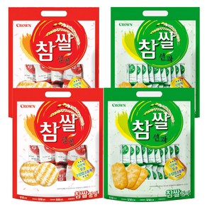 크라운 참쌀선과 253g * 2 + 참쌀설병 270g * 2 세트, 1세트