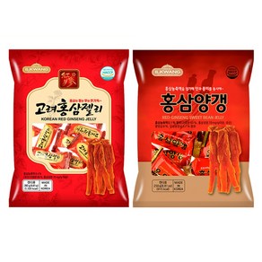 일광제과 홍삼양갱 250g + 고려홍삼젤리 280g, 530g, 4세트