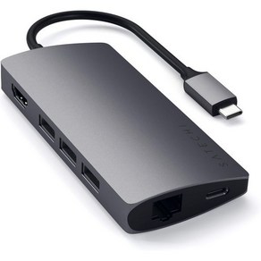 SATECHI 사테치 USB-C 허브 멀티포트 어댑터 V2 4K HDMI 도킹스테이션 60W usb c pd 충전 맥북등 호환