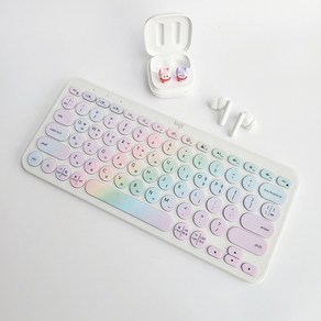 담앤드솜 로지텍 K380S 전용 키스킨, 1개, S-밀키유니콘
