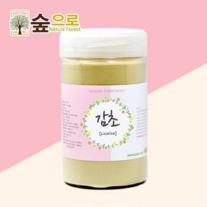 숲으로허브 천연곡물팩 감초가루 통 100g, 1개, 1개입