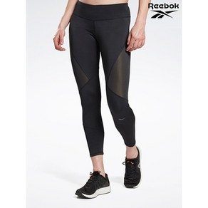 리복 Reebok 여성 블랙 러닝 레깅스 OSR 레깅스 REPA1F369BK, Black/S