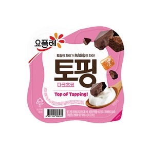 요플레토핑 빙그레 요플레 토핑 다크초코125g X 8입 아이스포장무료, 125g, 12개