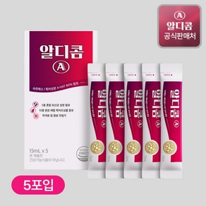 알디콤 숙취해소제 15g 5포입, 75ml, 1개