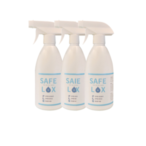 세이프록스 당일발송 바이러스 테스트 보유 뿌리는 소독제 기획전 무향무색, 3개, 500ml