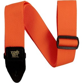 ERNIE BALL 5353 기타스트랩 오렌지 & 블랙 POLYPRO STRAP ORANGE BLACK 폴리프로 스트랩, 1개