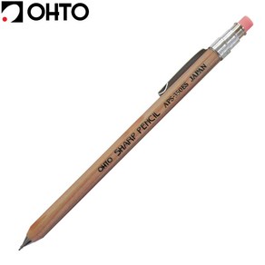 일본 OHTO 오토 목재 미니 샤프 0.5mm APS-350ES-NT, 없음