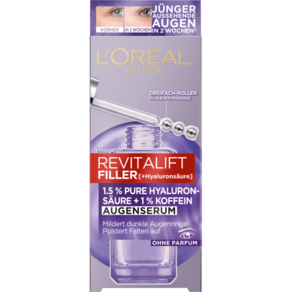 LOREAL 로레알 리바이탈리프트 히알루론 & 카페인 아이세럼 20ml, 1개