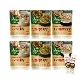 [꾸리미] 프리미엄 보양세트 B (도가니곰탕 2 + 추어탕 2 + 소고기듬뿍설렁탕 2 + 소면 2), 1개