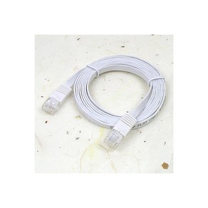 Coms 랜케이블 CAT6 플랫형 평면 2M LAN RJ45 C2992