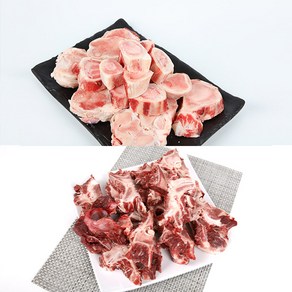 [위드봄] 한우 몸보신 곰탕용 사골(2kg)+소뼈(2kg), 1개