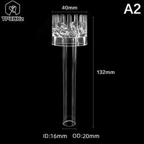 출구 파이프 수족관 아크릴 필름 슬릭 스키머 바스켓 필터 탈지 오일 플로트 입구 어항 새우 필터용 제거, 02 20m, 1개