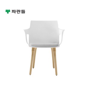 [파란들]인테리어 의자 K200 고정발, 화이트+그레이, 1개