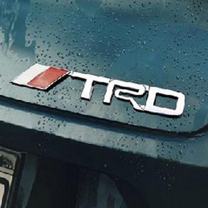 TRD 엠블럼 자동차 트렁크 휀다 포인트 금속 튜닝 악세사리